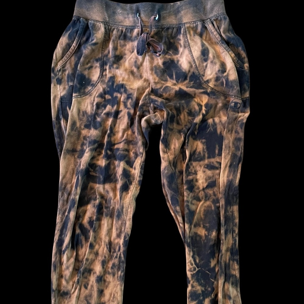 Ladies champion joggers tie dye